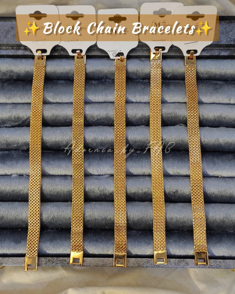 Block Chain Bracelets