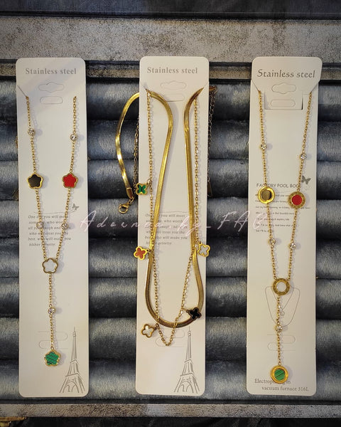 Stainless Steel Charm Necklace