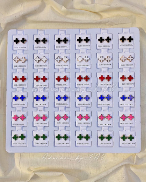 Stainless Steel Clover Studs