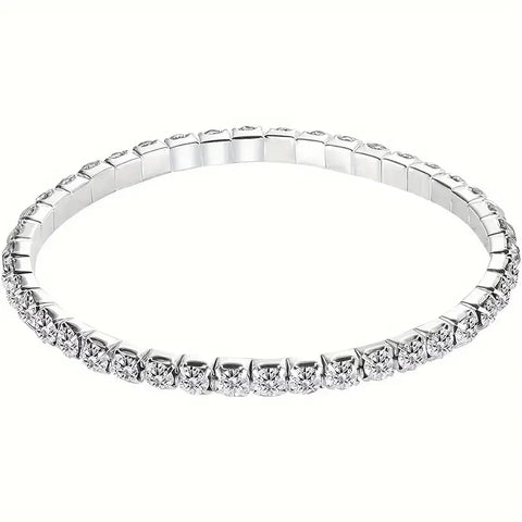 Rhinestones Ladies' Fashion Tennis Bracelet