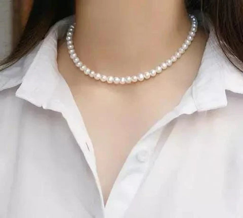 Pearl Choker Necklace
