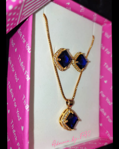 Zirconia Stone, 316L Stainless Steel Studs with Pendent