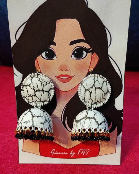 Large Size Marbleized JHUMKAY