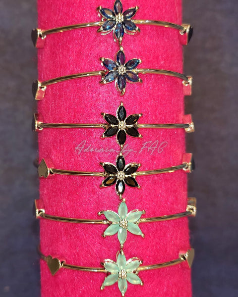 Multi Color Zirconia Hand Cuffs